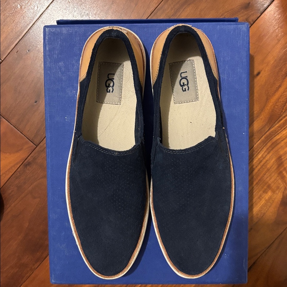 UGG womens Dark Blue Loafers